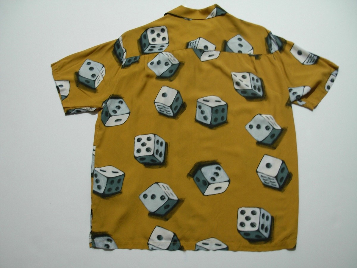 トップス STUSSY DICE PATTERN SHIRT Stussy Fuzzy Dice Tee Black Men's - SS22 - US
