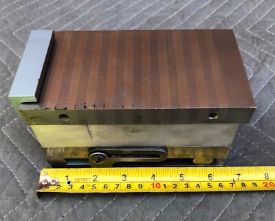 Magnetic Tilting Sine Plate Machinist Tool 6 X 3.25