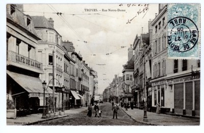 (S-13229) FRANCE - 10 - TROYES POSTCARD CAFE DE LA PAIX SHOPS REUNIS ed.