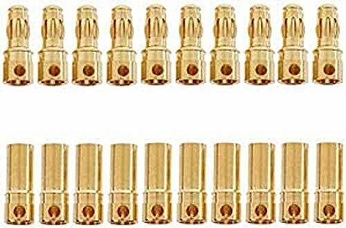 YUNIQUE ITALIA MI-7WW0-66AF Connettori Banana da 3 Mm per Lipo Rc per (X1I)