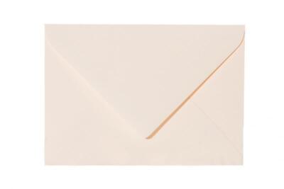 25 Briefumschläge 14x19 cm - Creme mit Dreieckslasche für 13x18 cm Bilder