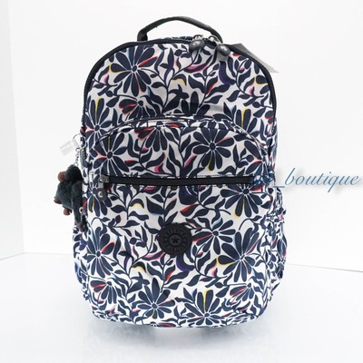 kipling floral backpack