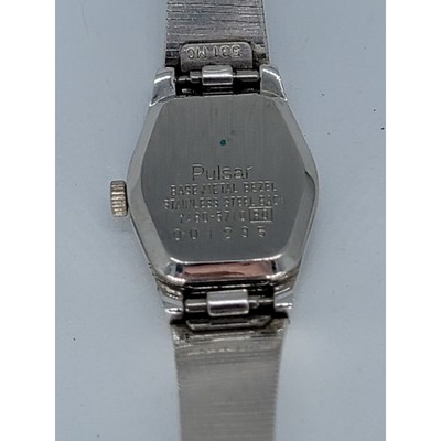 Pulsar by Seiko Y480 Blue Dial Ladies Watch Quick Set Silver  display picture 3