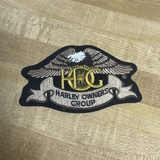 Harley Davidson Bike Owners Group HOG Patch Eagle Wings Wheel Sew On
