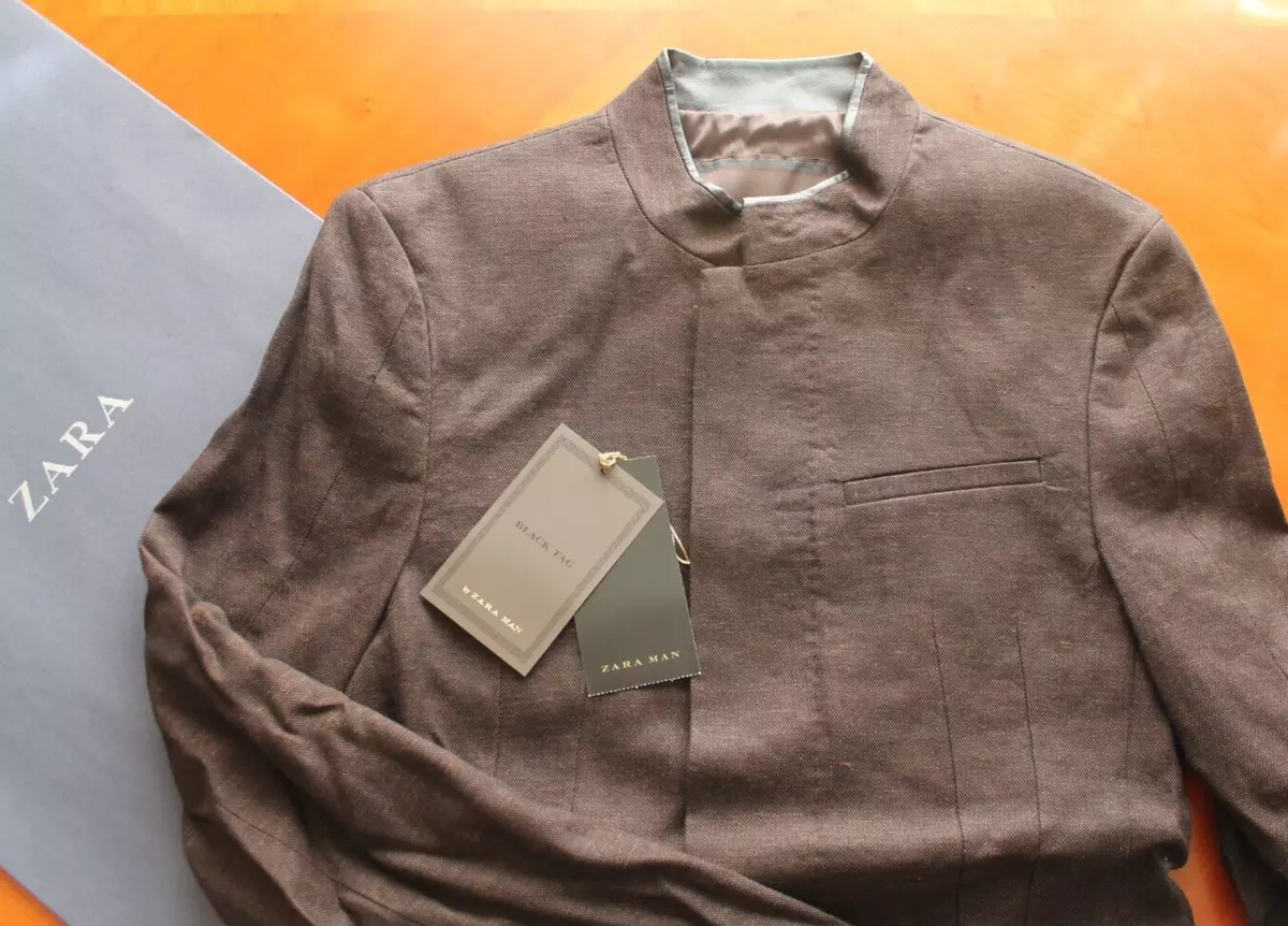 Zara man top linen jacket