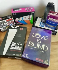 Adult Party Games Bundle The Godfather-Love Is Blind-Linkee!-playing Cards+More