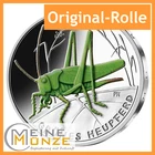 25 x 5 Euro Coin GREEN HAY HORSE Roll Germany 2024 Wonder World Insects BU