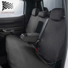 Ford Ranger Wildtrak Rear Seat Covers Tailored (2024 Onwards) Black 1192