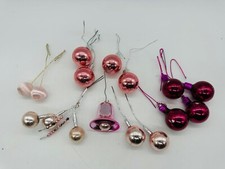 Vintage Plastic Ball Wire Sprays Floral Picks Stems Corsage Craft Pink