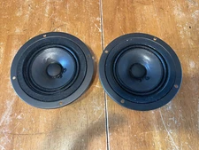 VINTAGE NEC 6'' MID-RANGE SPEAKERS MATCHED PAIR 8 ohms