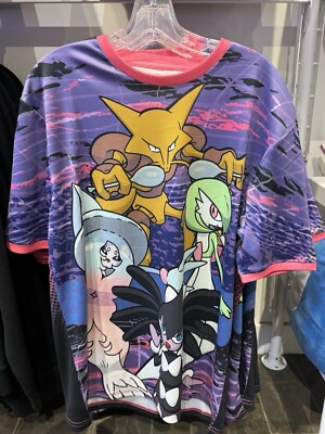 Nintendo Pokemon Center X OMOCAT Team Psychic Adult Jersey