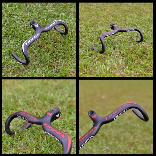 Road Bike Handlebar Full Carbon Fiber 28.6mm Integrated Bicycle Handlebar Parts - Picture 12 of 30