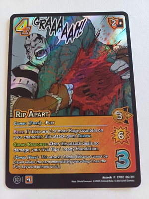 Rip Apart Universus Critical Role Heroes of Exandria Rare CR02 #86