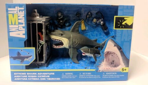 Shark Attack Figure Playset By Animal Planet Extreme Shark Adventure | eBay