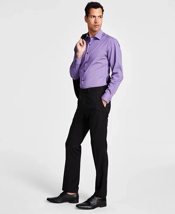 Kenneth Cole Men's Ready Flex Slim-Fit DRESS Pants COLOR BLACK SIZE 31W X 34 L