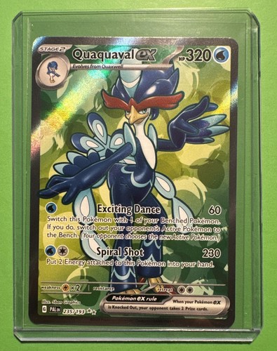Pokémon TCG Quaquaval EX 235/193 Scarlet & Violet Paldea Evolved Ultra Rare