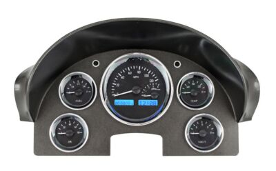 Dakota Digital 1956 Ford Car VHX Black / Blue LED Gauge Kit VHX-56F-K-B