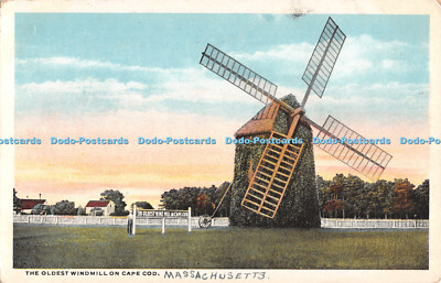 R493470 Die älteste Windmühle auf Cape Cod 961 H A Dickerman C T amerikanische Kunst