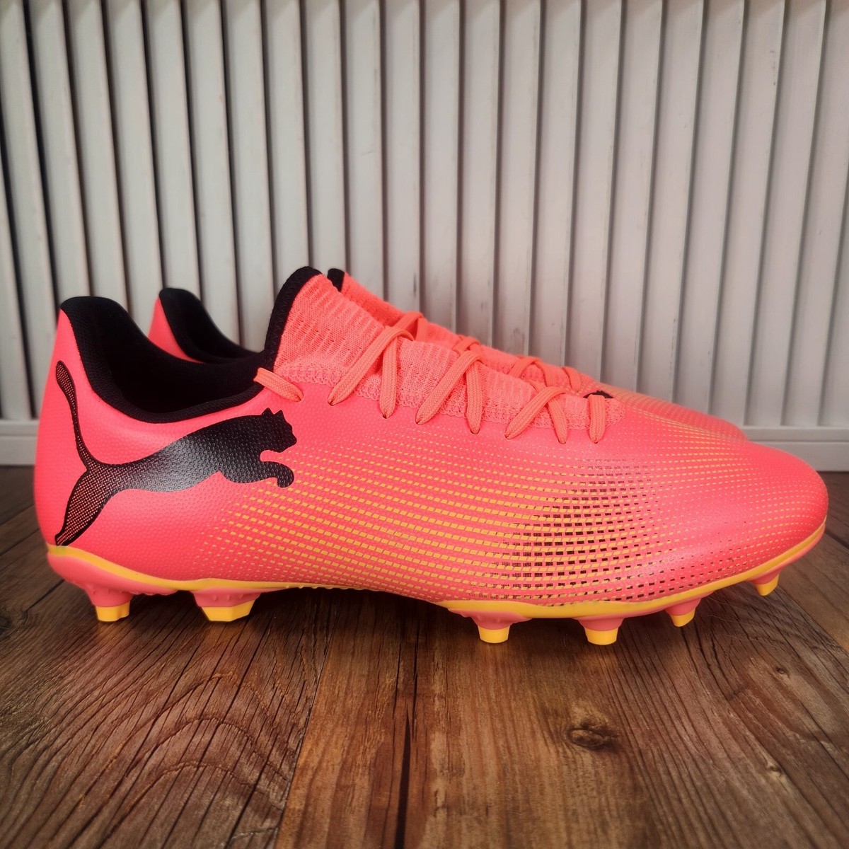 PUMA Future 7 Play FG/AG 107723 03 Mens 11.5 Sunset Glow Black Soccer Cleats NEW PUMA Men main image 3