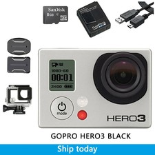 Gopro 3 Black Edition Surf Camcorder Black Silver For Sale Online Ebay