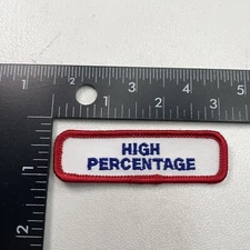 Small Size HIGH PERCENTAGE Tab Patch (Horseshoe Pitching Related I Think ?) 24RL