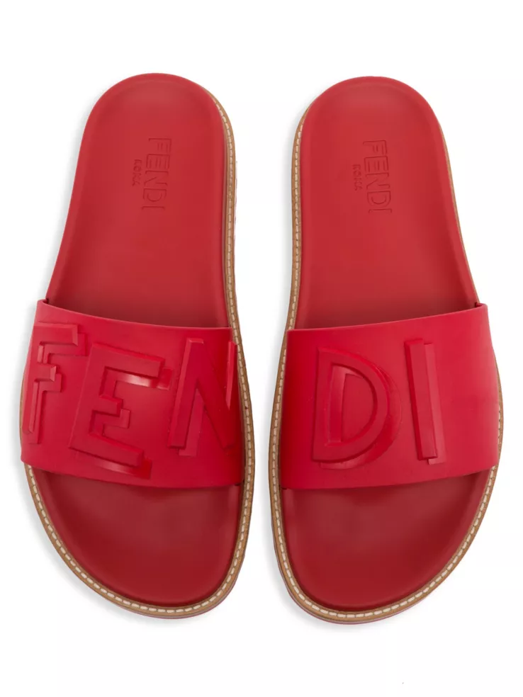 fendi slides red