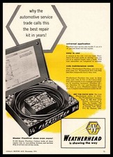 1954 The Weather Co. Cleveland Ohio Fleetliner Hose Service Kit Vintage Print Ad