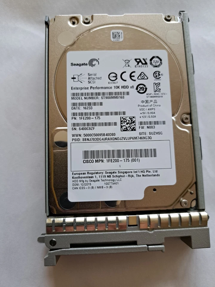 Seagate Enterprise Performance ST900MM0168 HDD v8 2.5" SAS 10K 12G 900GB