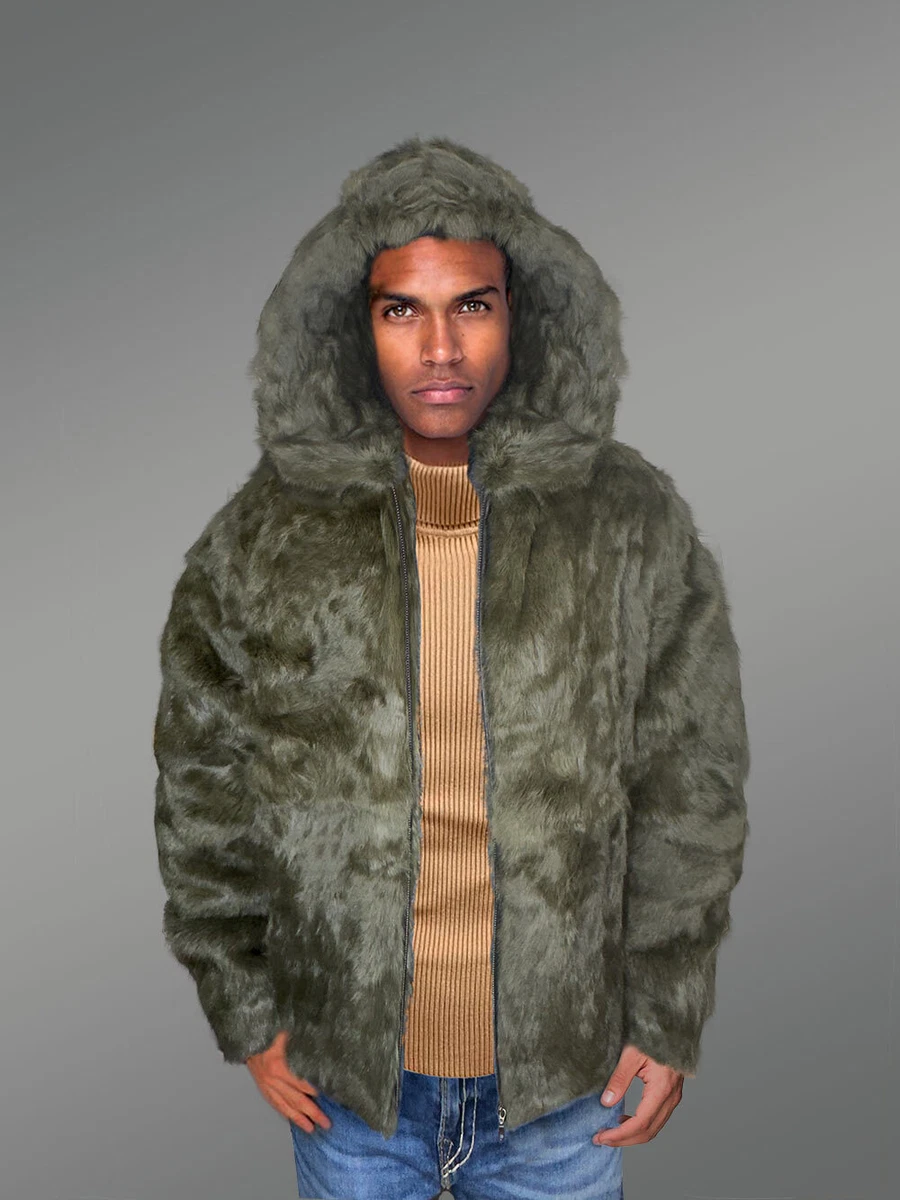 25+ Men's Mens Rabbit Fur Coats & Jackets for sale | Updated Oct 2026