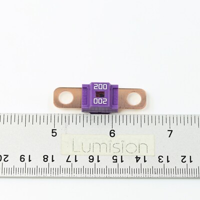 Premium 58V DC ANS MIDI Fuse 200A midifuse 200 amp 58VDC 6mm Bolt On - Violet