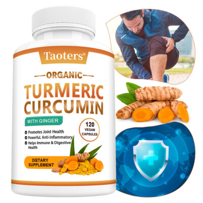 Curcumin With Ginger Promotes Joint Health 30 To 120 Caps