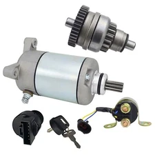 Sportsman 500 Starter for Polaris 500 HO 2008-2012 W/Bendix & Relay Key Switch