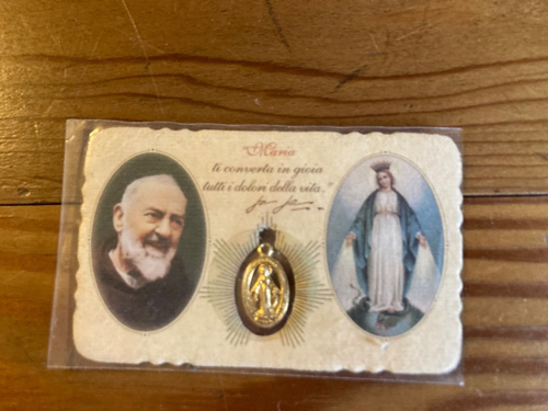 RARE LOT RELICS P. Pio's true photo: handwritten by prior of the Capuchin friary - Picture 7 of 11