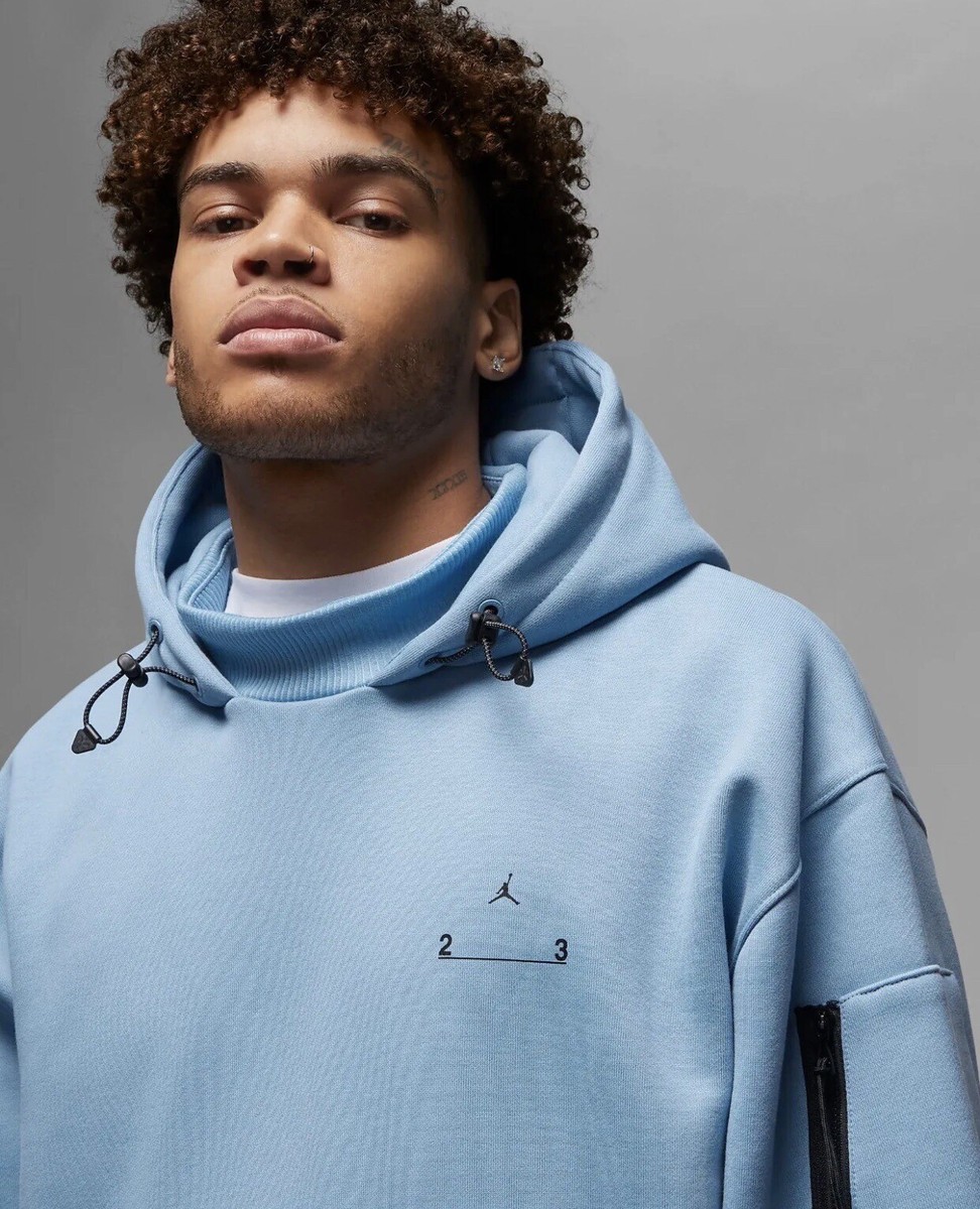 Nike Air Jordan 23 Engineered Fleece Hoodie UNC Blue Mens Nike Air Jordan 23 Engineered Fleece Hoodie UNC Blue Mens