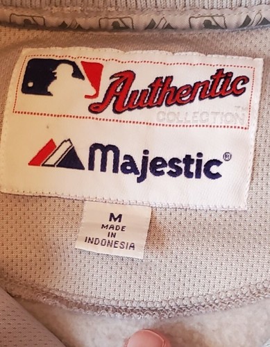St Louis Cardinals Majestic Authentic Collection Dugout Gray Jacket M - Picture 3 of 12