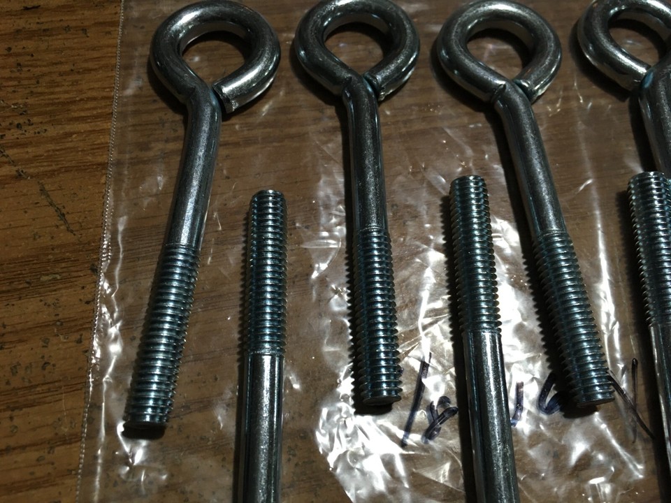 Fastenal® 3/8"16 x 3"x 11/2"X 41/2" Stainless Steel Turned Eye Bolt