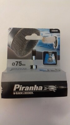 BLACK & DECKER X36040 DRAHTBECHERBÜRSTE 75 MM 6 MM SCHAFT *D11