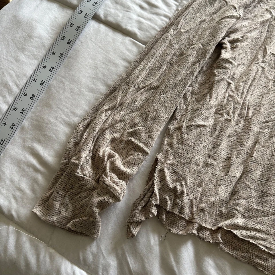 Mujer Final Touch Beige Lana Sensación? blusa manga larga talla m Foto 2 de 4