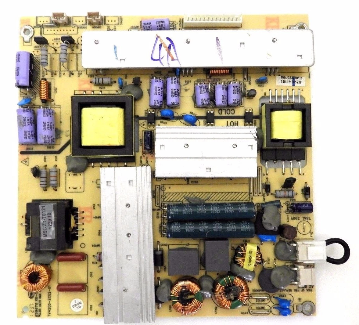 Haier LE46F2280 Power Supply Board TV4205-ZC02-01 , 510-121005228