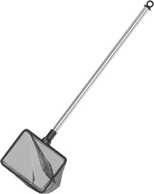 Aquarium Fish Net Extendable Long Handle Betta Tank Small Koi