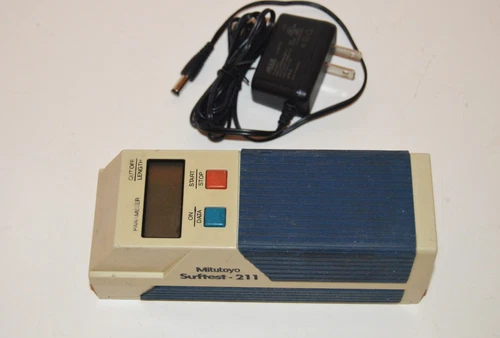 Mitutoyo Surftest 211 SJ-211 Surface Roughness Gage  Dock + Power Supply - AS IS