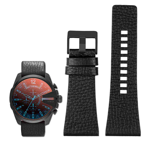 27 mm Zethydum Cuero Genuino Premium Texturizado Correa/Banda de Reloj + Herramienta de Cambio - Imagen 12 de 15