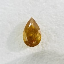 Natural Loose Diamond 1.07 Carat Pear Cut Orange Color I1 Clarity GIA Certified 841.12 per carat