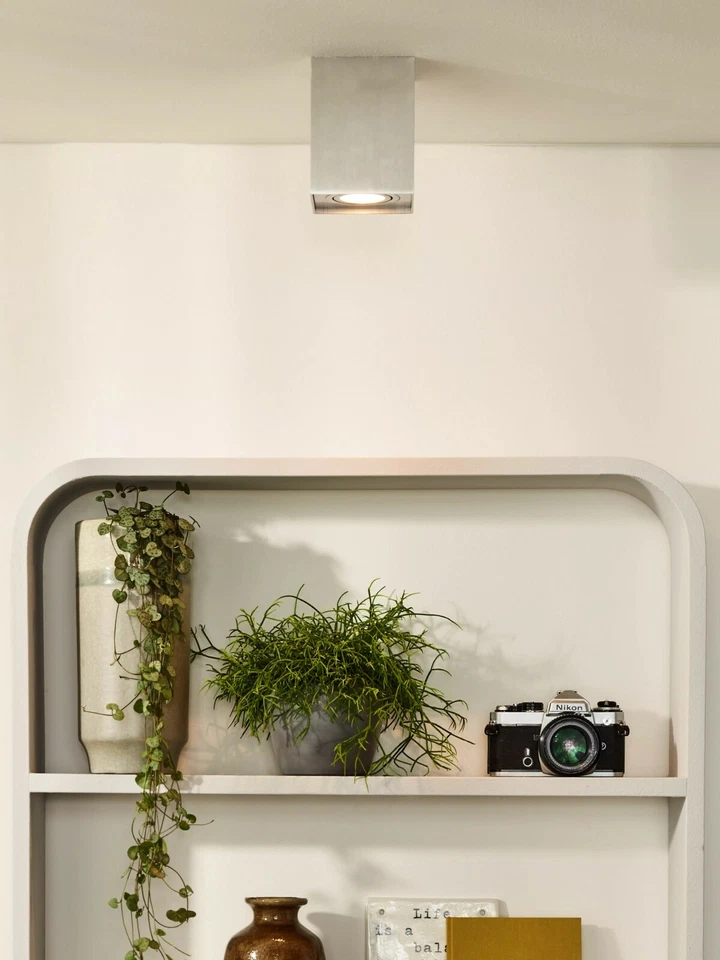 LUCIDE Decken Aufbau Spot Strahler Leuchte TUBE GU10 22953/01/12 silber IP20 - Bild 2 von 4