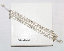 Silpada Sterling Silver Triple Chain "Palermo" Bracelet B3521