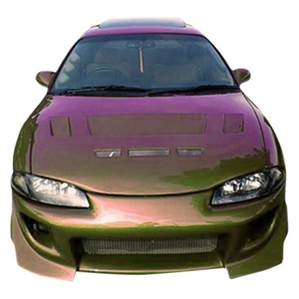 KBD Body Kits Urethane Blits Front Bumper Fits Mitsubishi Eclipse & Talon 95-99 - Image 2 of 4