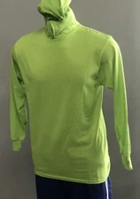 HOODED MENS T SHIRT LONG SLEEVE SUN SKIN PROTECTION CONSTRUCTION WORK UNISEX TEE