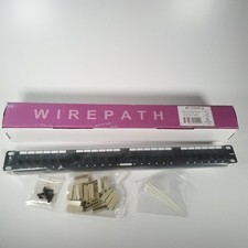 WIREPATH WP-CAT6-PP-24 RACK MOUNT 24-PORT RJ-45 CAT6 PATCH PANEL