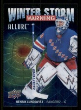 2019-20 Upper Deck Allure Winter Storm Warning Henrik Lundqvist New York Rangers
