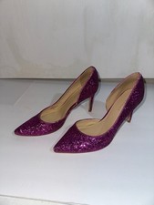 Marc Fisher Pink Glitter Heels